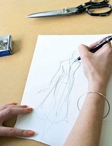 In the design room at David Nieper