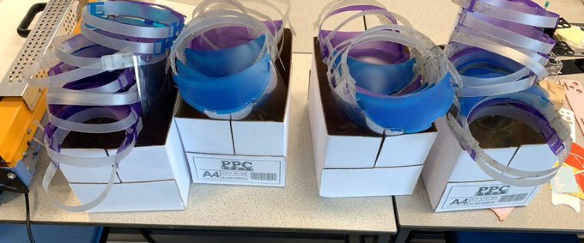 David Nieper Academy Makes PPE for Local Care Homes