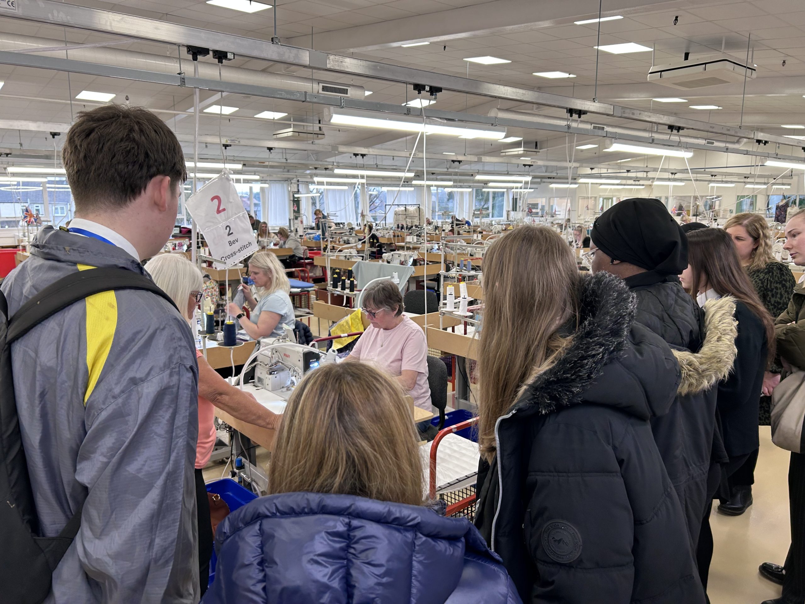 GCSE Textile students go behind the scenes at David Nieper Ltd